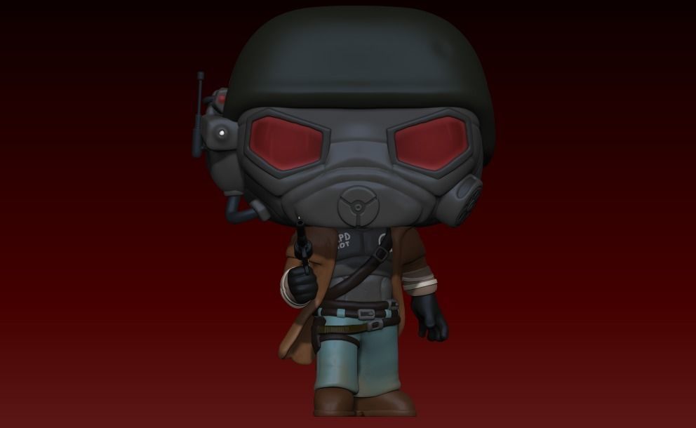 NCR Ranger Funko Pop 3D print model_2