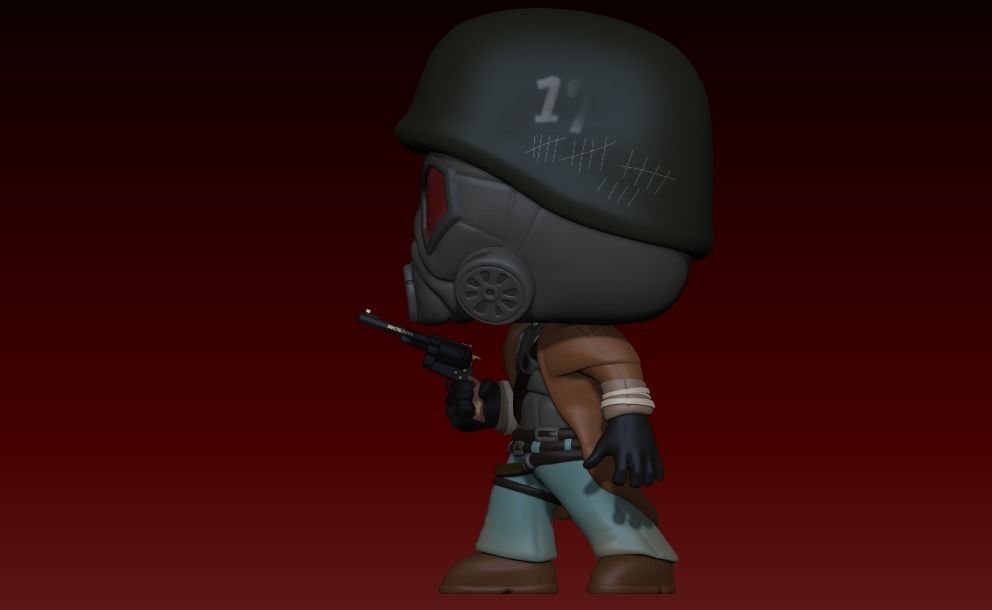 NCR Ranger Funko Pop 3D print model_5
