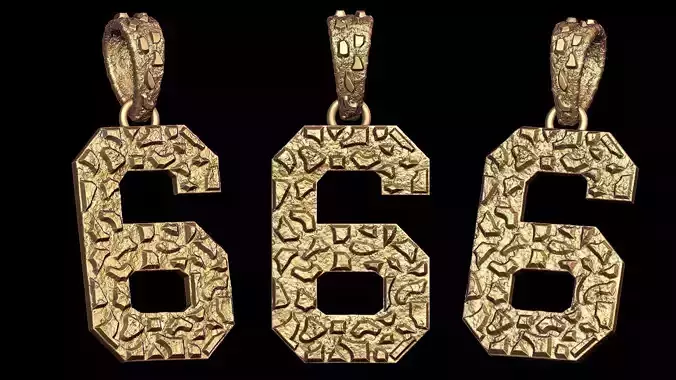 Plain Gold Nugget Number 6