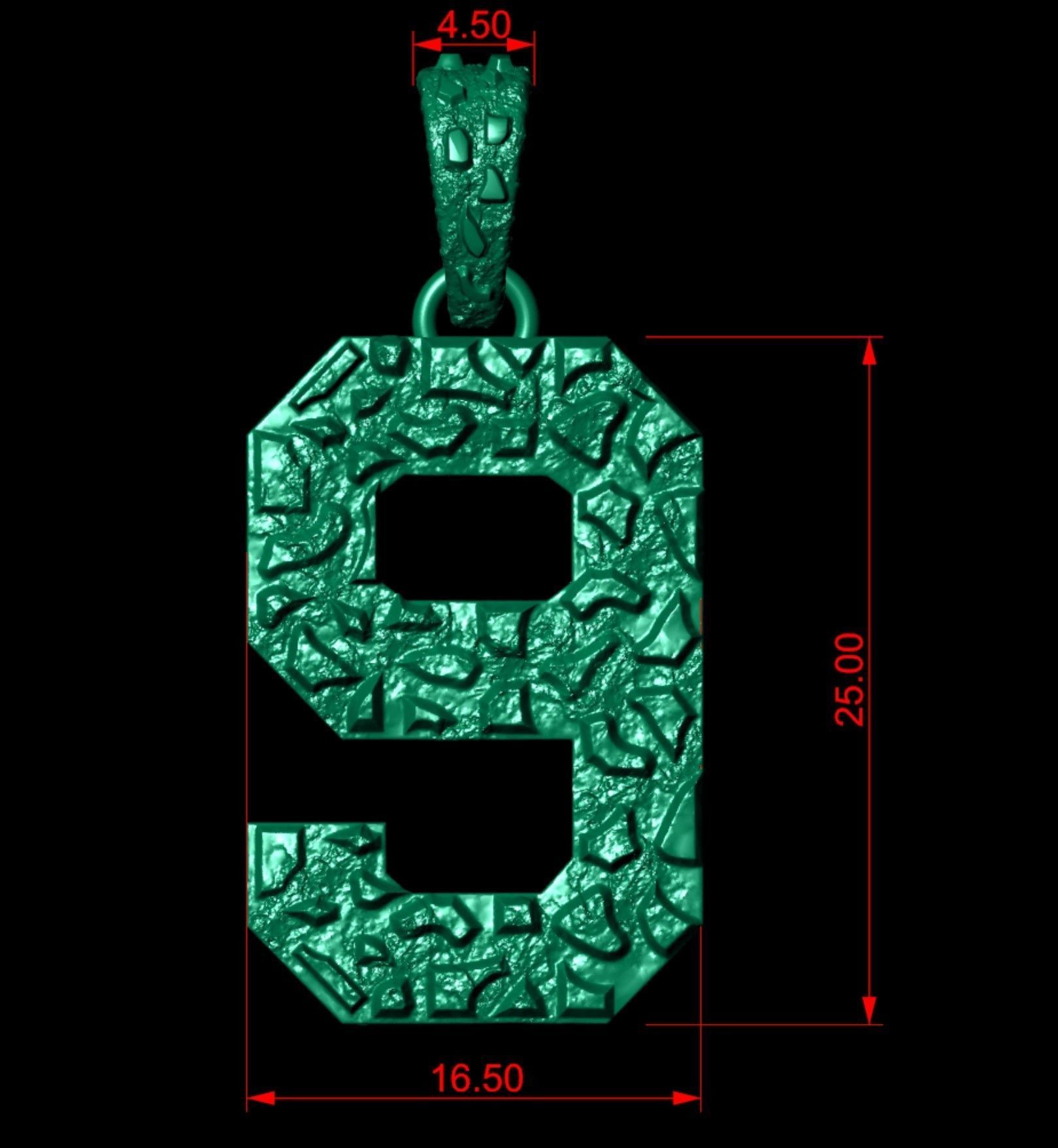 Plain Gold Nugget Number 9 3D print model_4