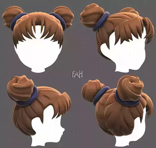 Base Hair for girl V03