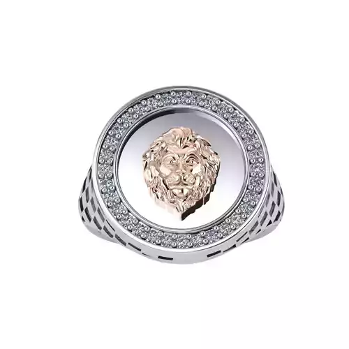 Man ring 3D printable for gold and silver 3D print model