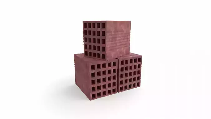 Red Briquette Brick