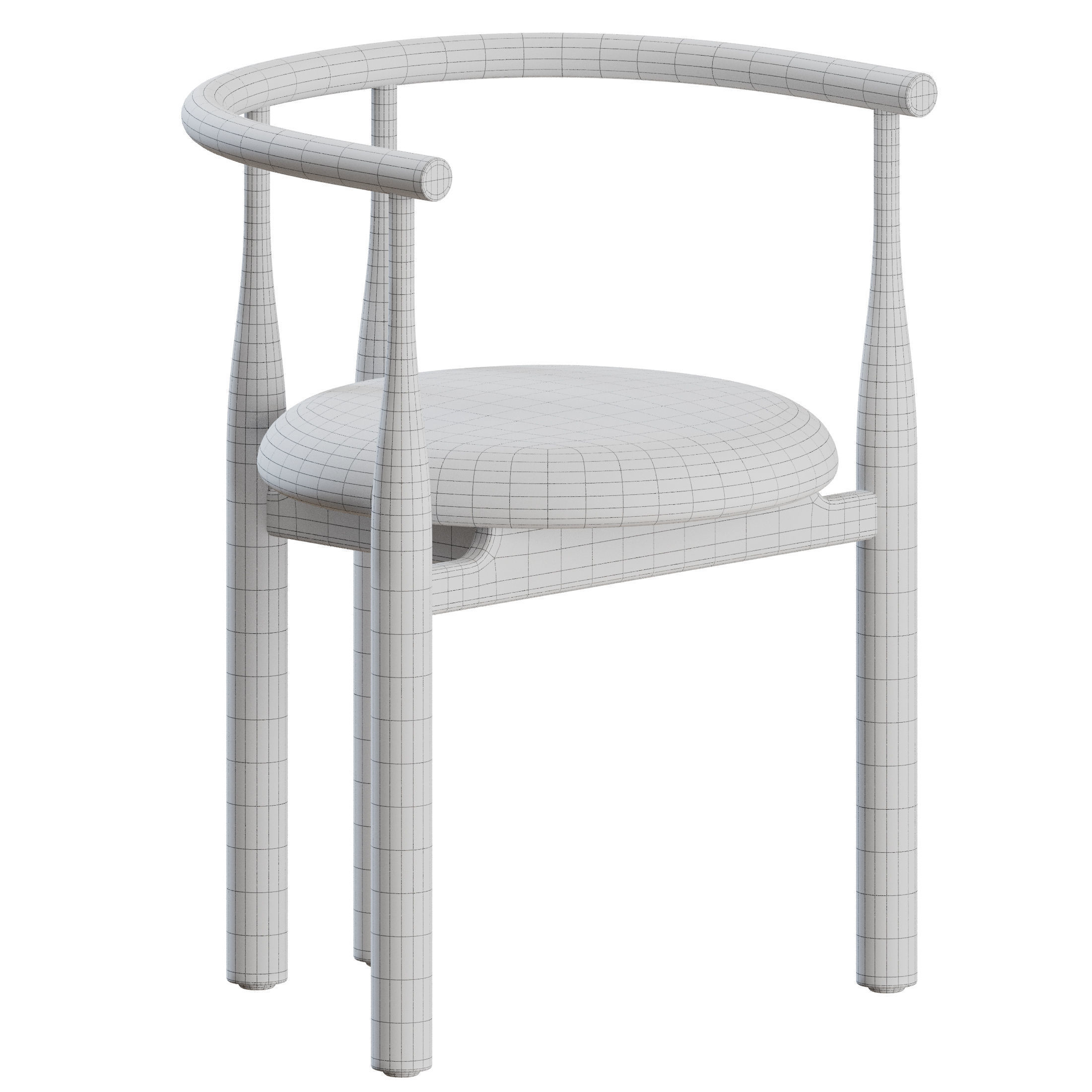 Dining Set 01 by New Works 3D model_12