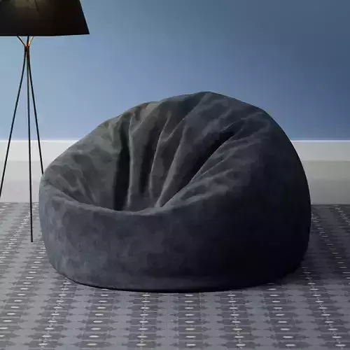Bean Bag Velvet 3D model