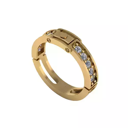 Man ring 3D printable for gold and silver 3D print model