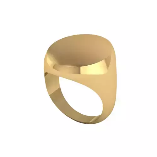 Man ring 3D printable for gold and silver
