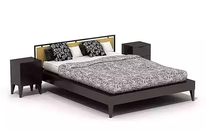 Modern Black Bedroom Set