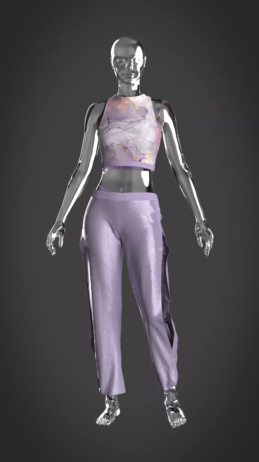 3d Woman Sportwear 3D model