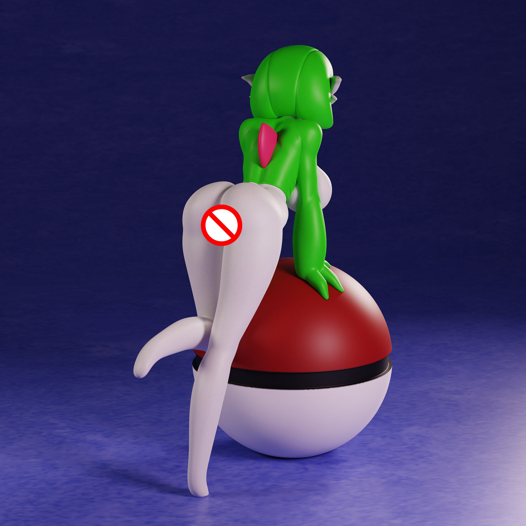 Pokemon Gardevoir R18 3D print model_4
