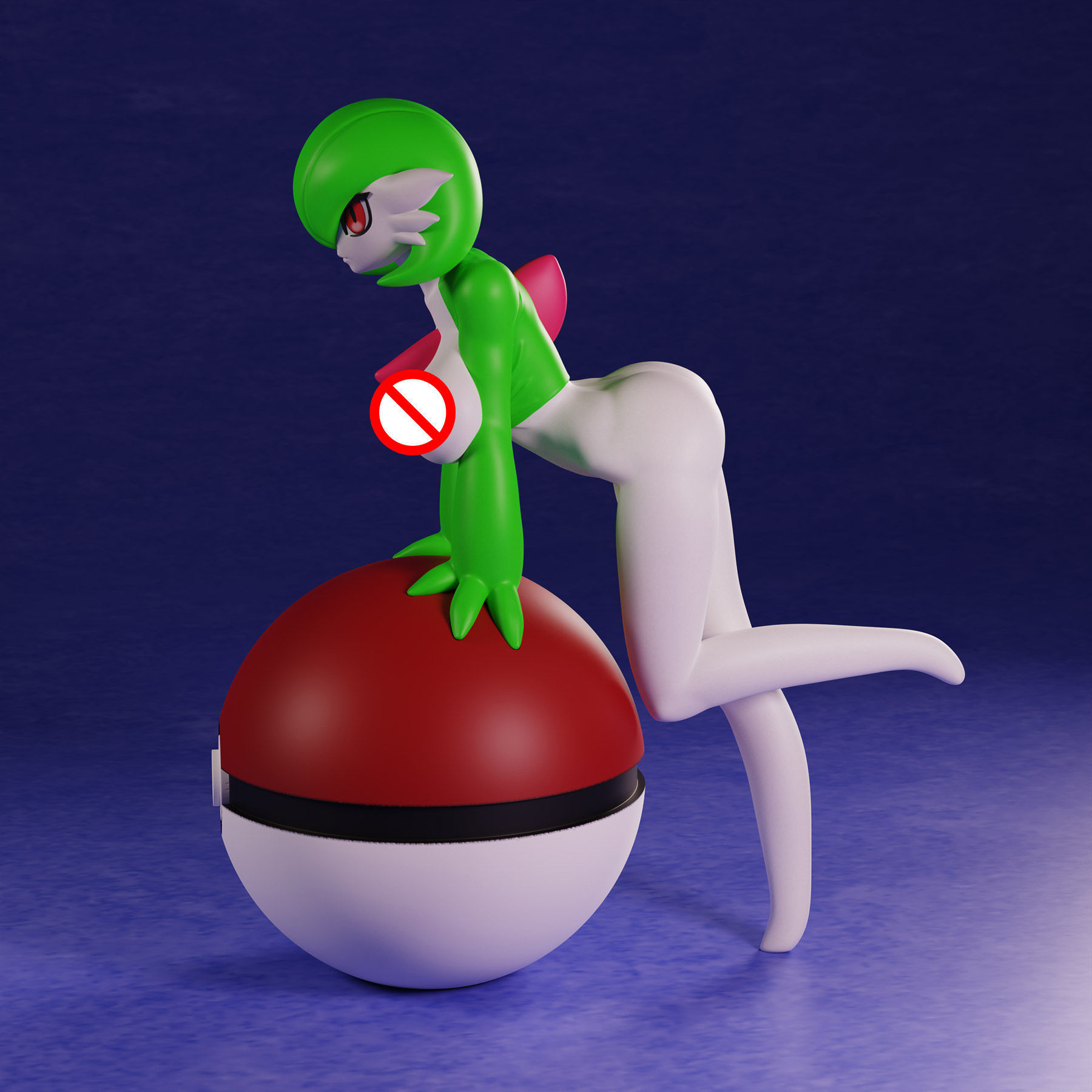 Pokemon Gardevoir R18 3D print model_8