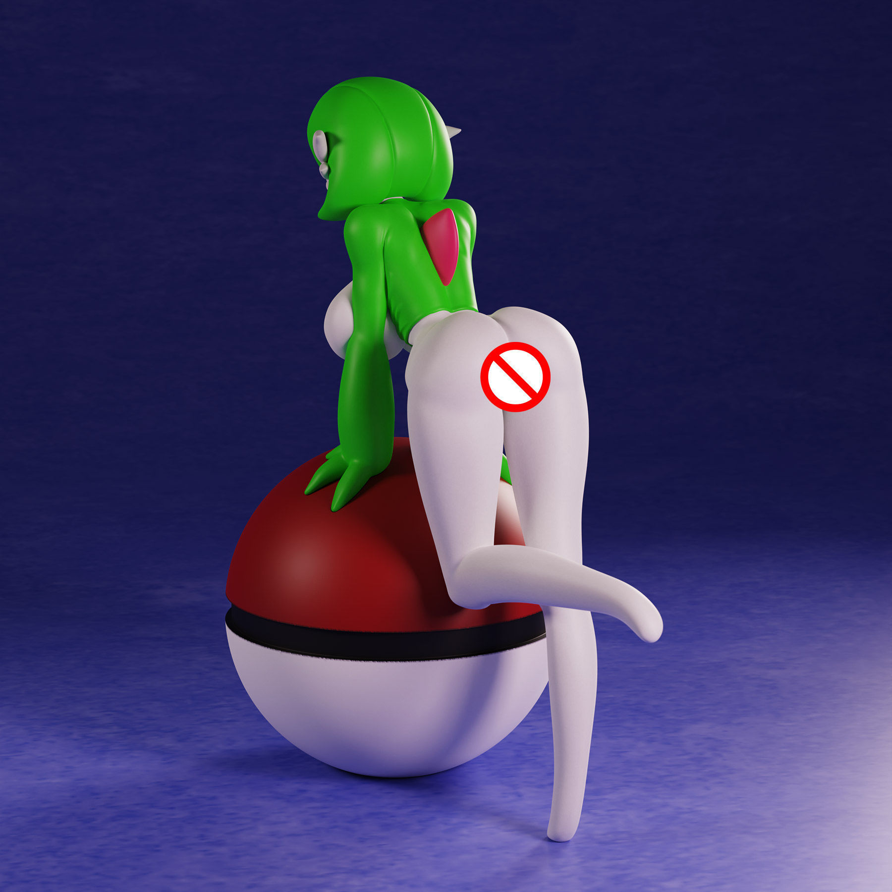 Pokemon Gardevoir R18 3D print model_6