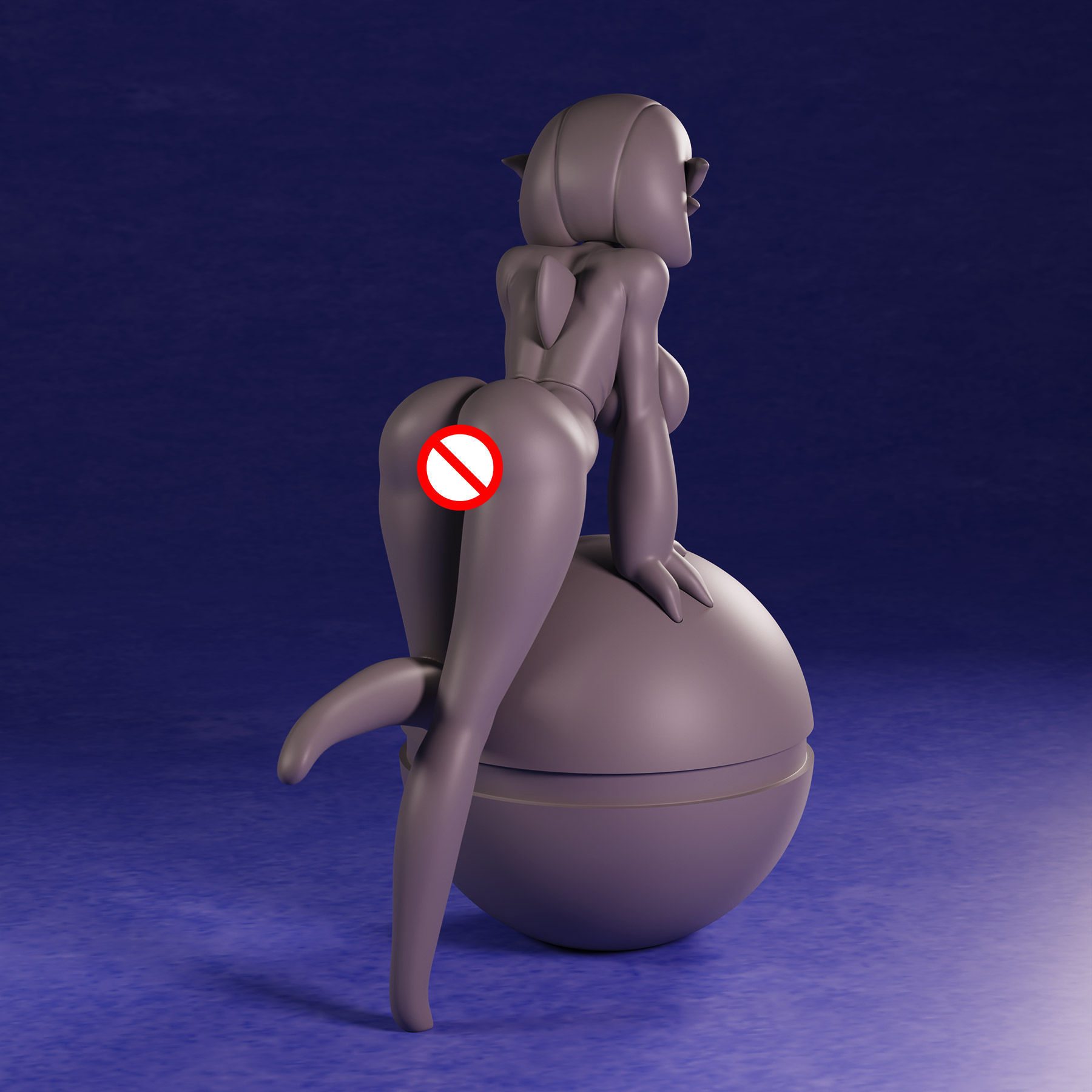 Pokemon Gardevoir R18 3D print model_5