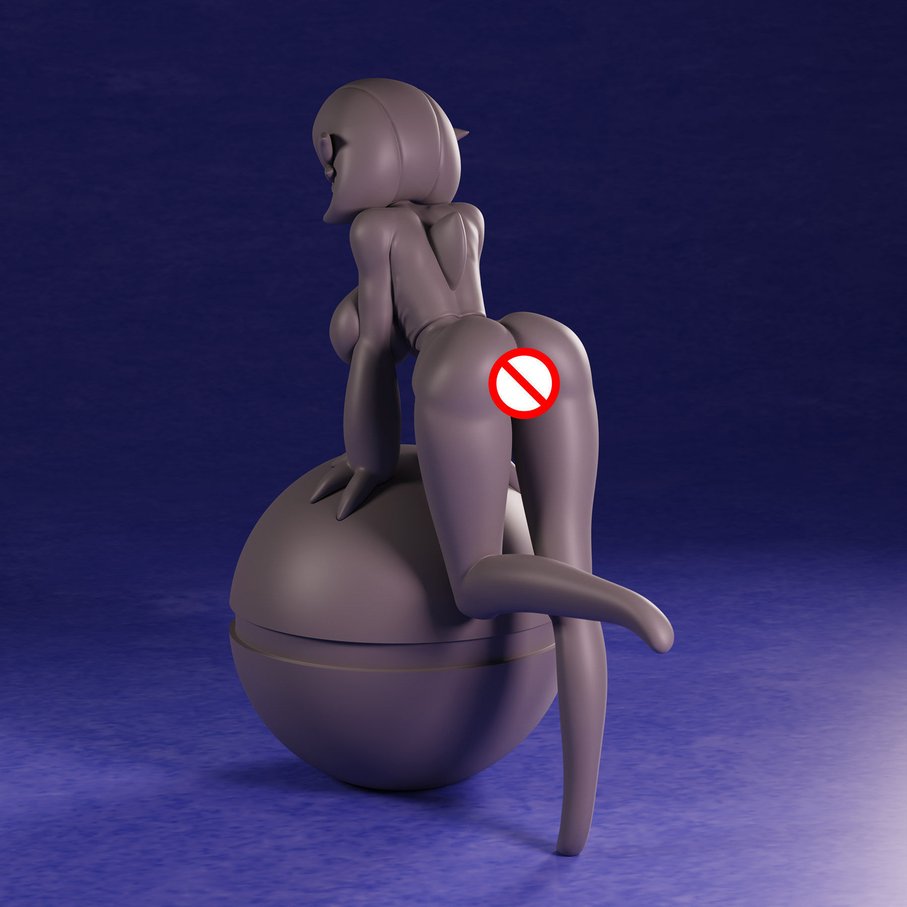 Pokemon Gardevoir R18 3D print model_7