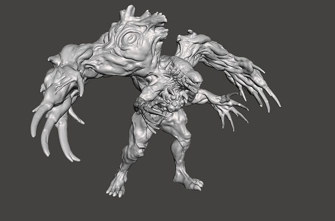 WILLIAM BIRKIN G STAGE 3 RESIDENT EVIL 2 REMAKE- HI-POLY STL 3D print model