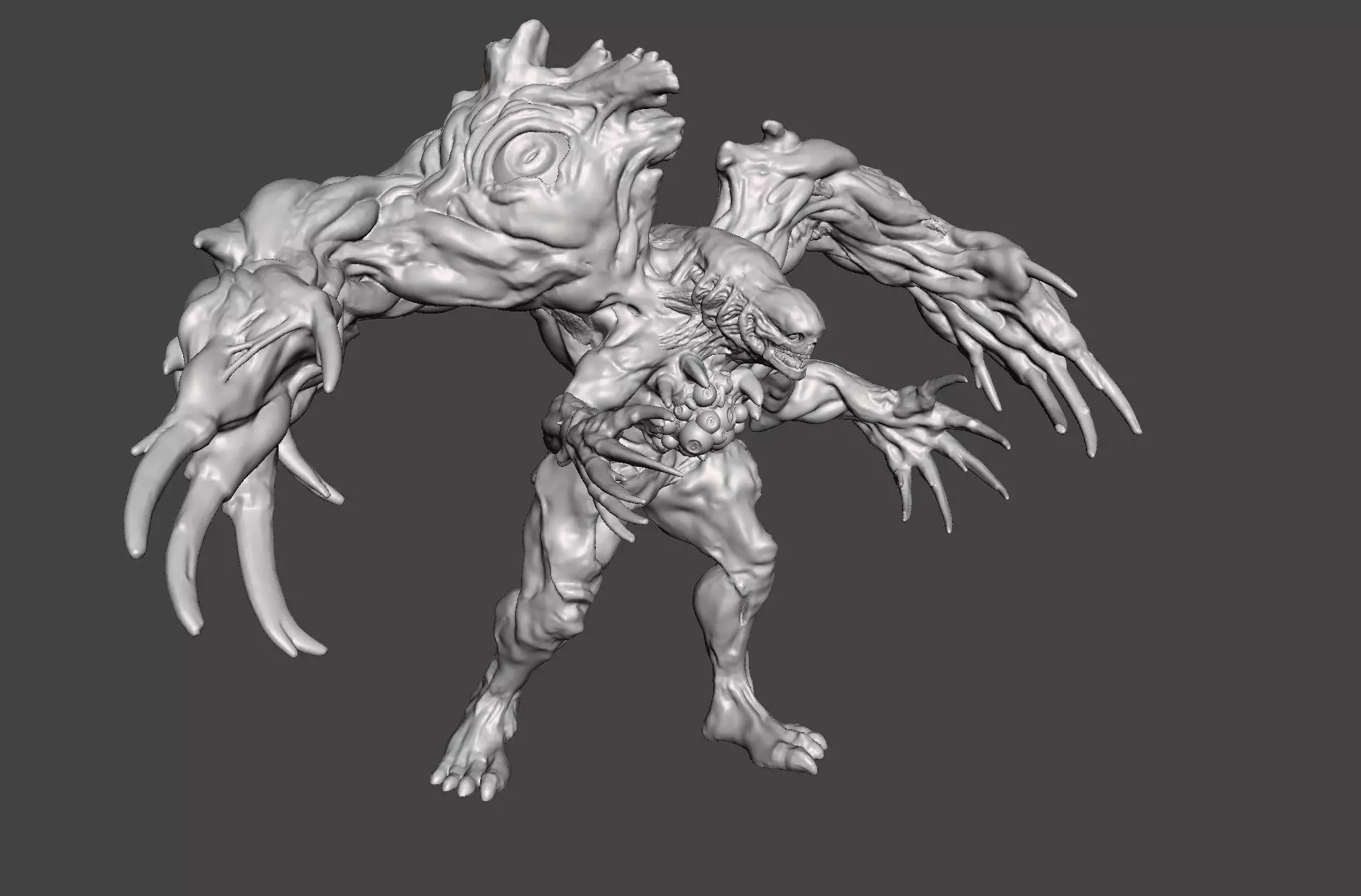 WILLIAM BIRKIN G STAGE 3 RESIDENT EVIL 2 REMAKE- HI-POLY STL 3D print model_0