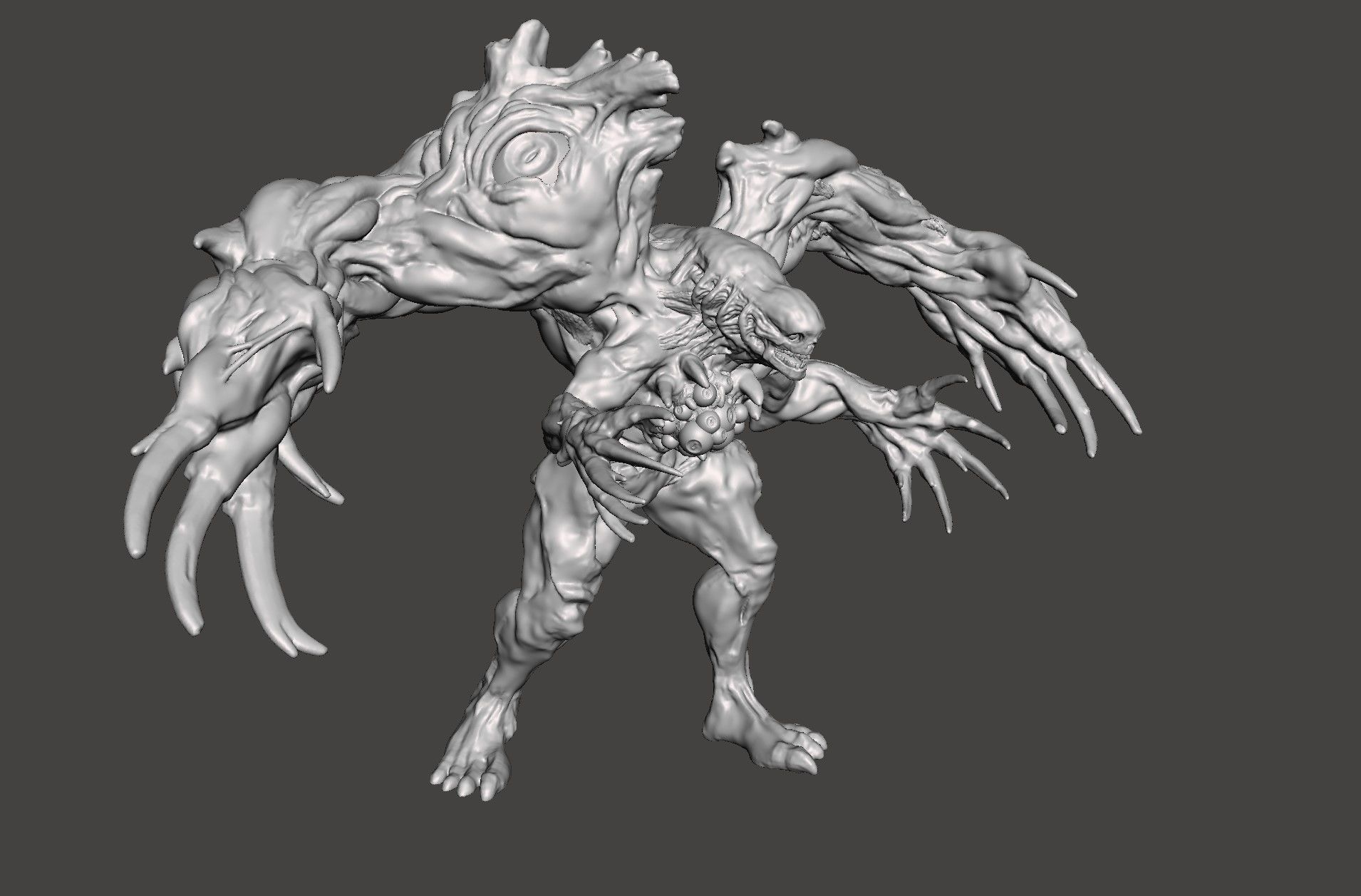 WILLIAM BIRKIN G STAGE 3 RESIDENT EVIL 2 REMAKE- HI-POLY STL 3D print model_9