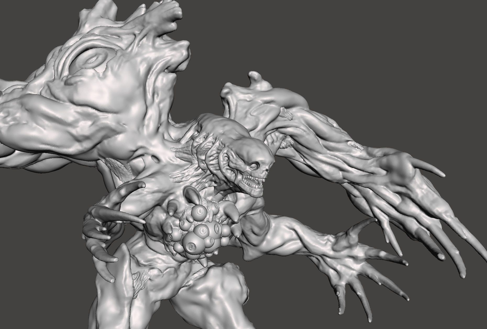 WILLIAM BIRKIN G STAGE 3 RESIDENT EVIL 2 REMAKE- HI-POLY STL 3D print model_4