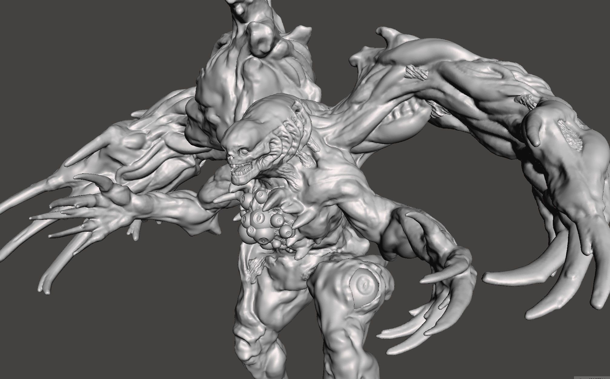 WILLIAM BIRKIN G STAGE 3 RESIDENT EVIL 2 REMAKE- HI-POLY STL 3D print model_6