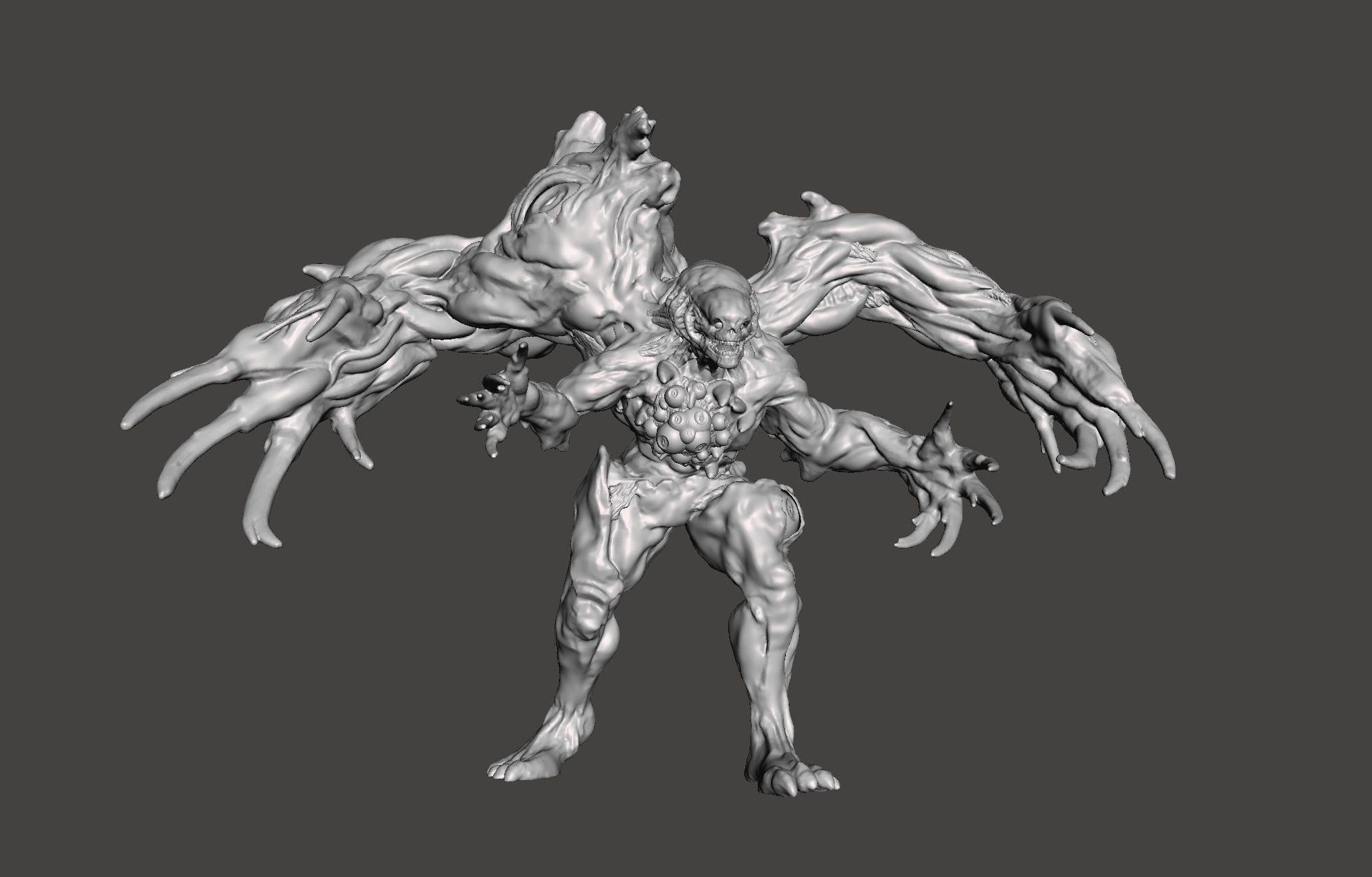 WILLIAM BIRKIN G STAGE 3 RESIDENT EVIL 2 REMAKE- HI-POLY STL 3D print model_1