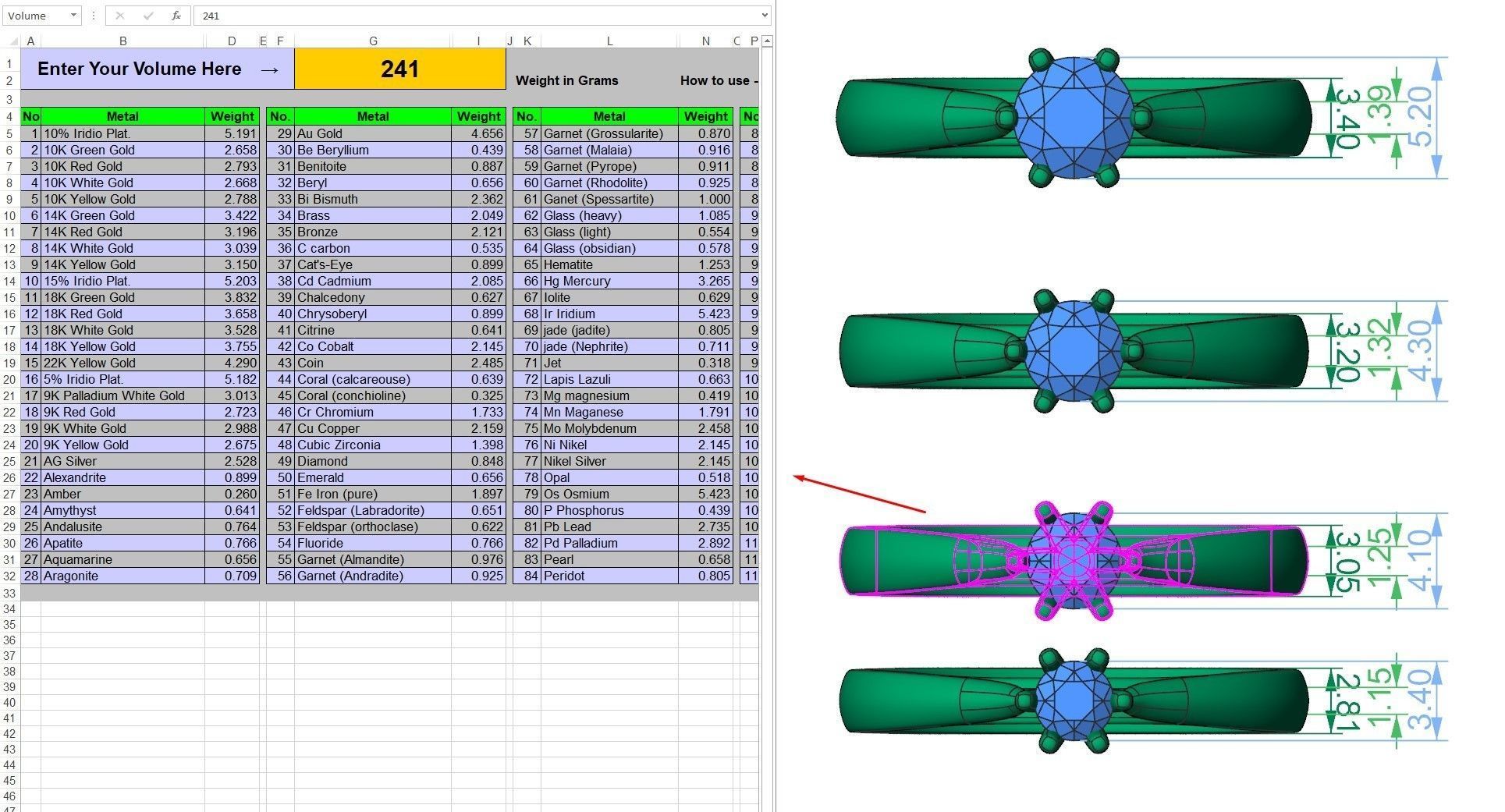 Solitaire ring N15 3D print model_43