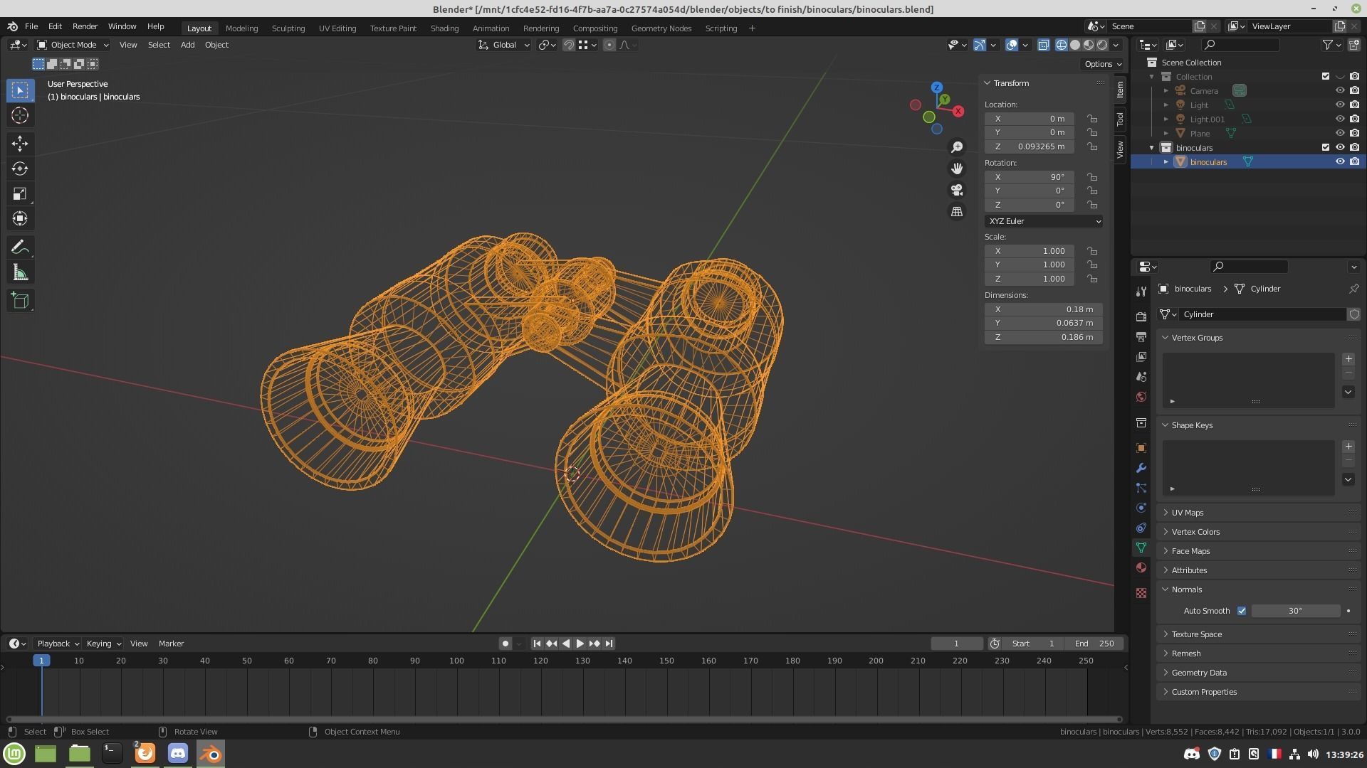Binoculars 3D model_20