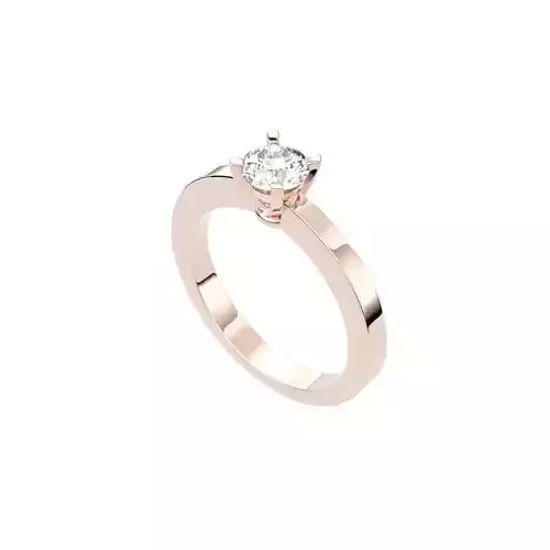 Solitaire rings chopar style N16 3D print model