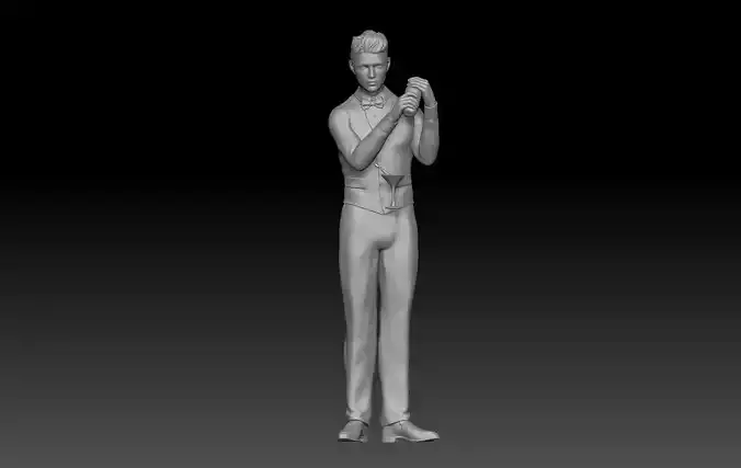 BAR TENDER BOY 3 3D print model