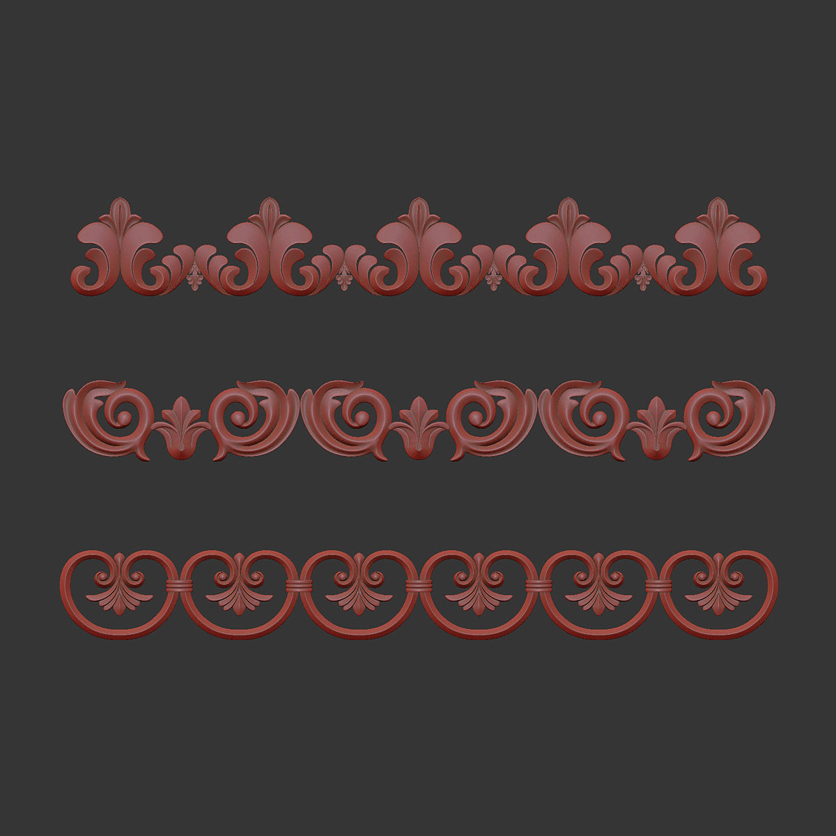  Path Ornament Pack 02 3D model_6