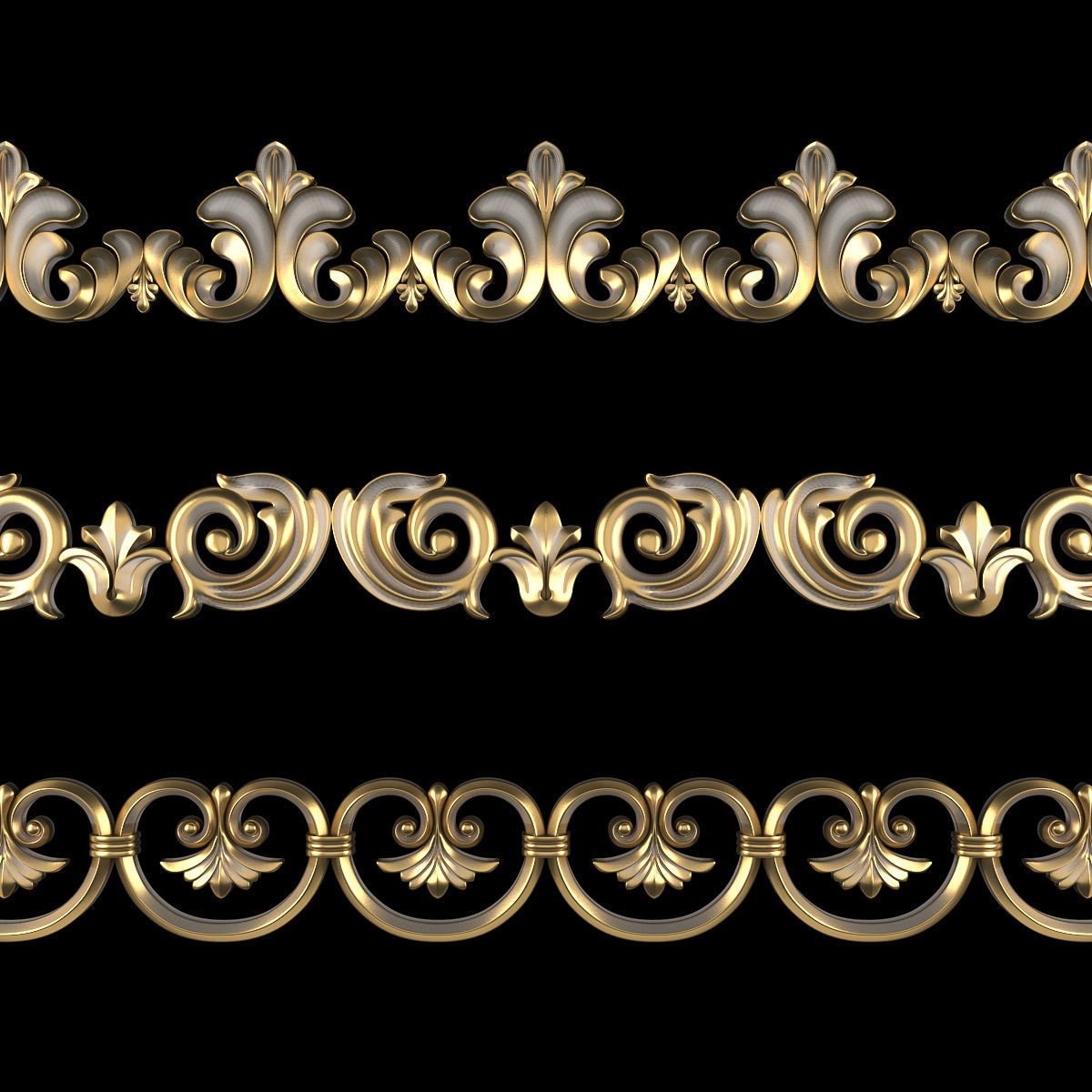  Path Ornament Pack 02 3D model_1