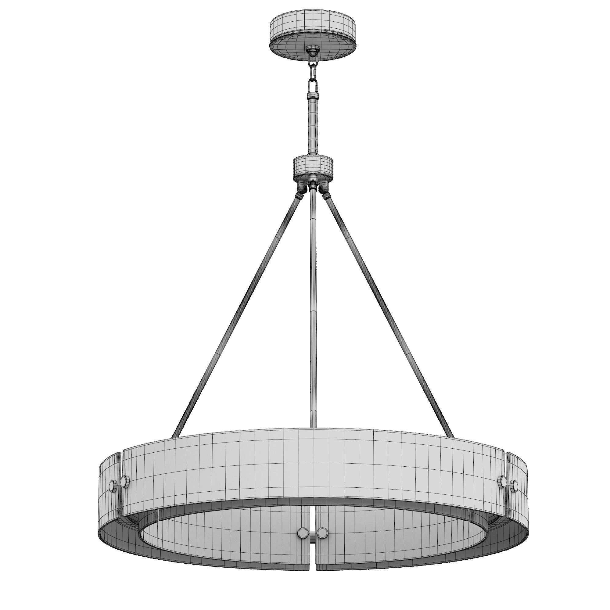 VOUVRAY ROUND CHANDELIER 36 3D model_6