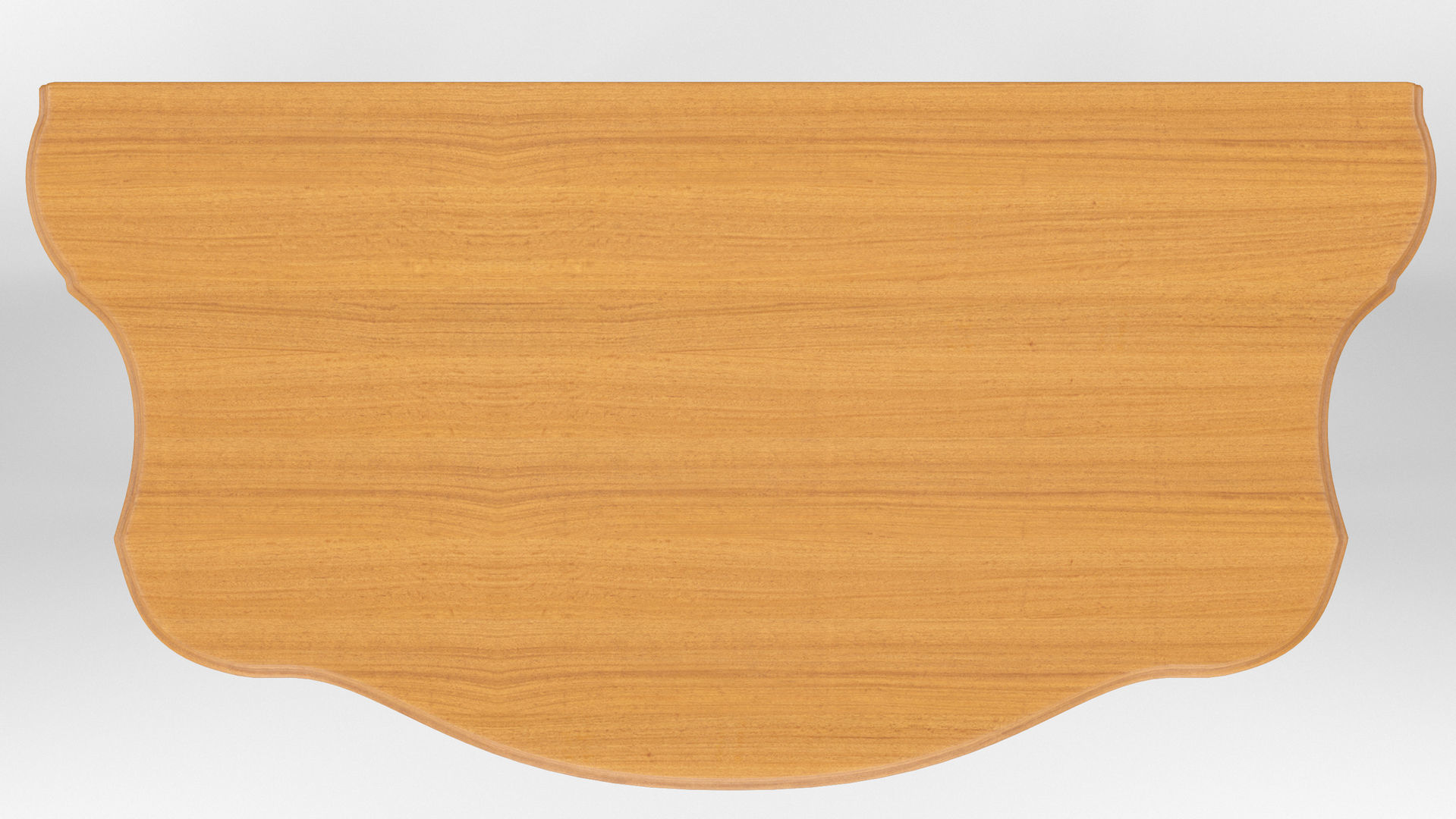 Wooden classic console table 01 03 3D model_8