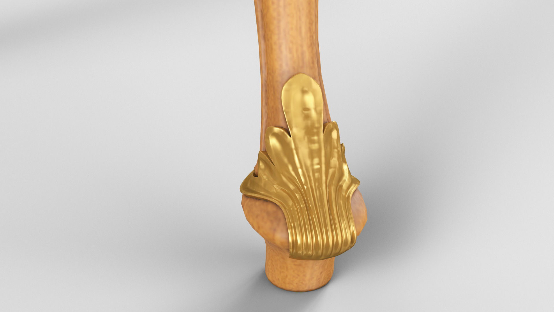 Wooden classic console table 01 03 3D model_14