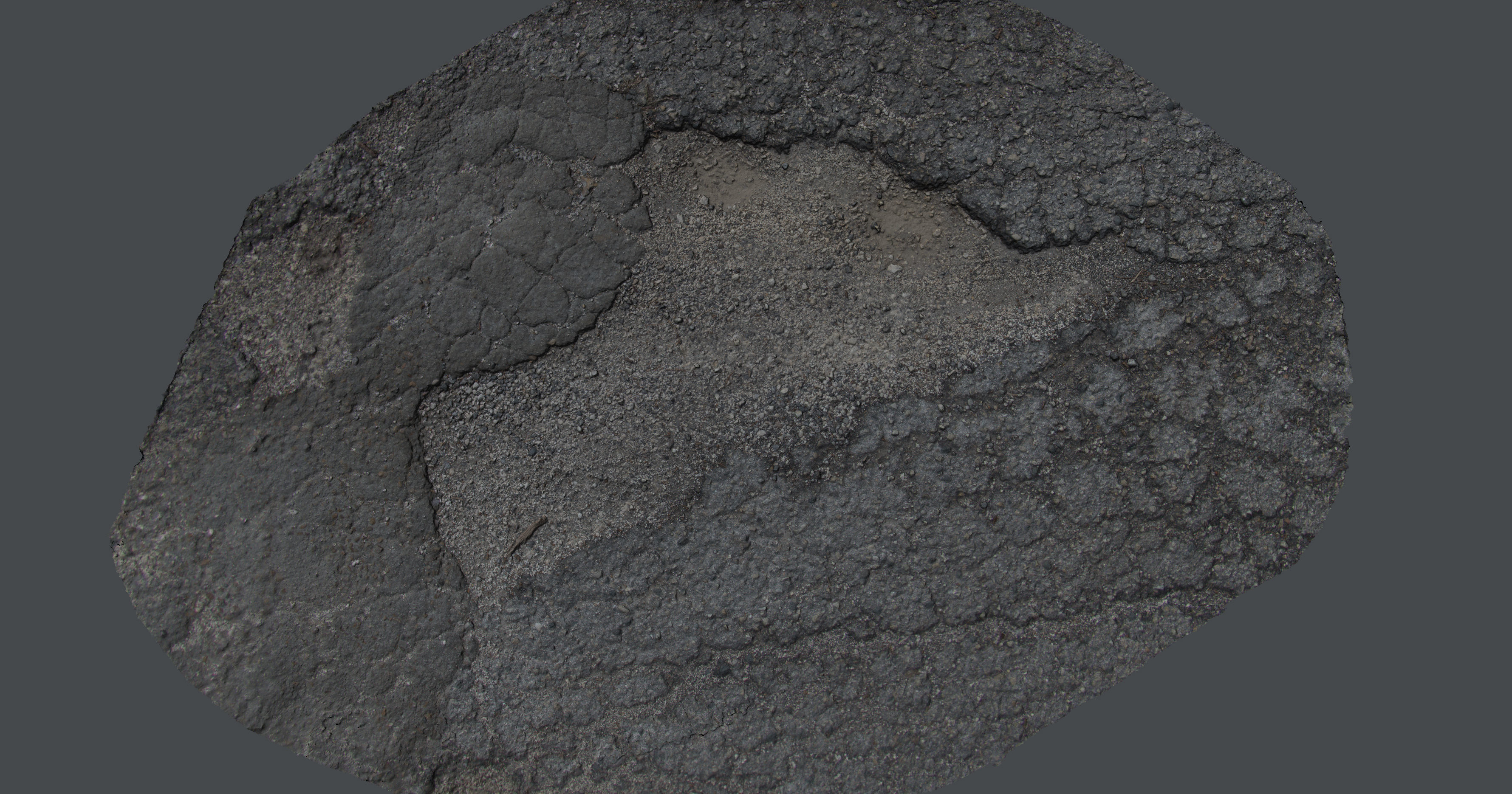 Roadcracks04 rock 3D model_2