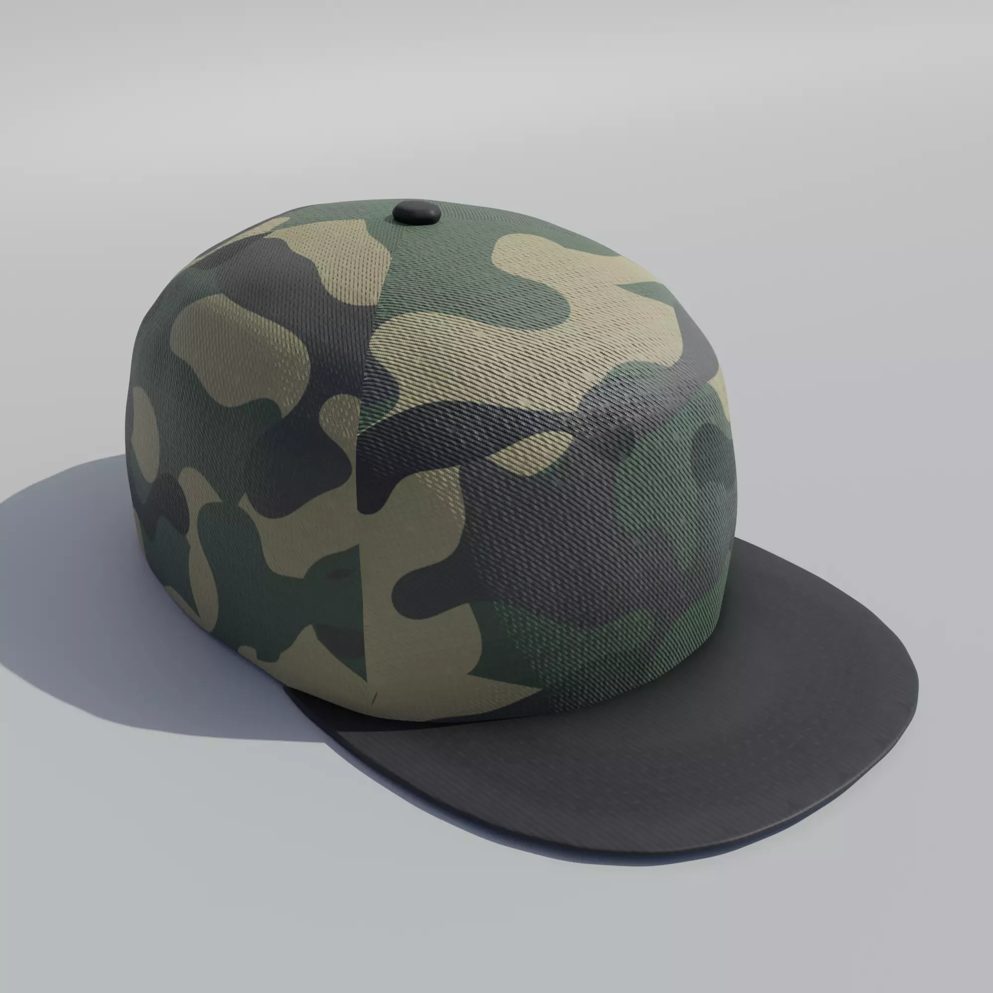 Snapback Cap 3D model