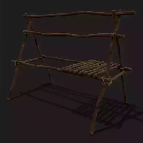 Rustic Native American Chippewa Kitchen