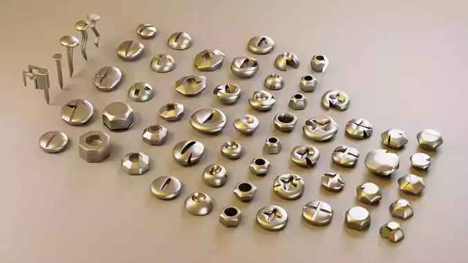 Screws 3D model