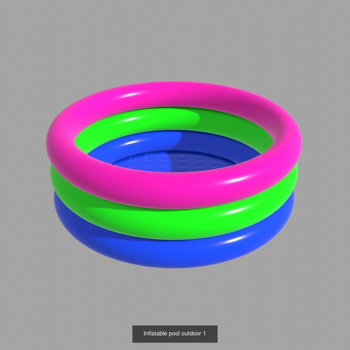 Inflatable pools 3D Model Collection_5