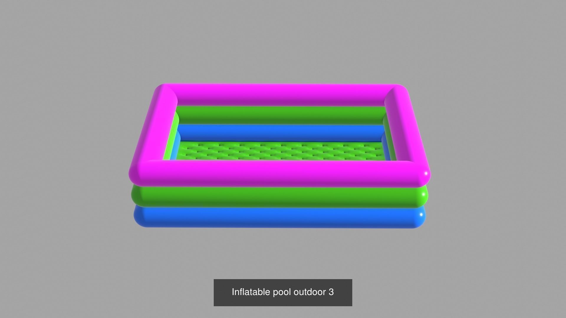 Inflatable pools 3D Model Collection_7