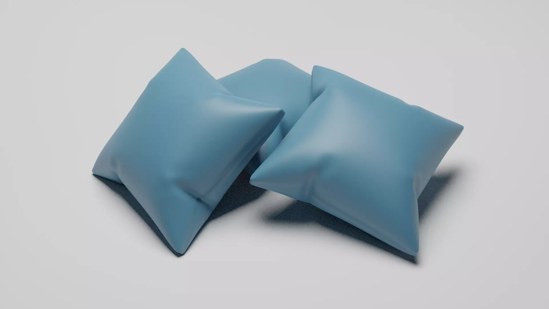 Low Poly Couch Pillow 3D model Low-poly 3D model_0