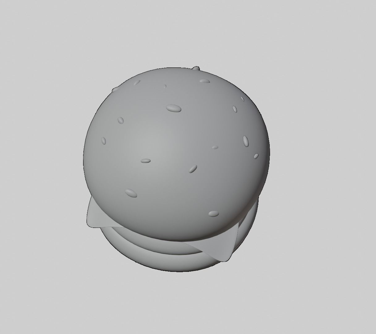 Burger low-poly ready to game Low-poly 3D model_16