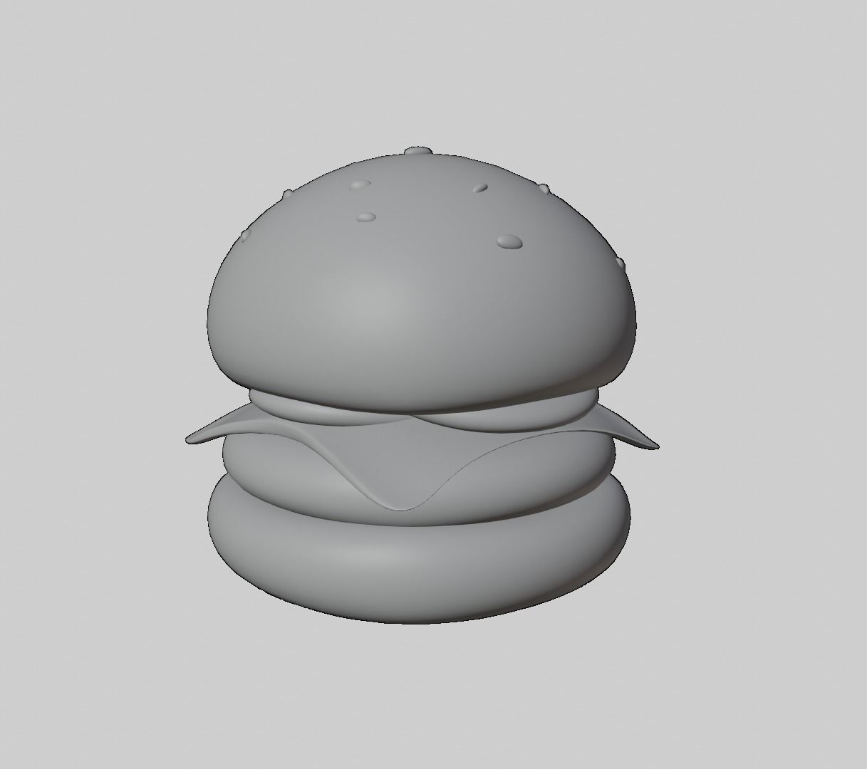 Burger low-poly ready to game Low-poly 3D model_14