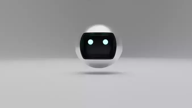 Spherical Robot 3D model Low-poly 3D model Low-poly 3D model