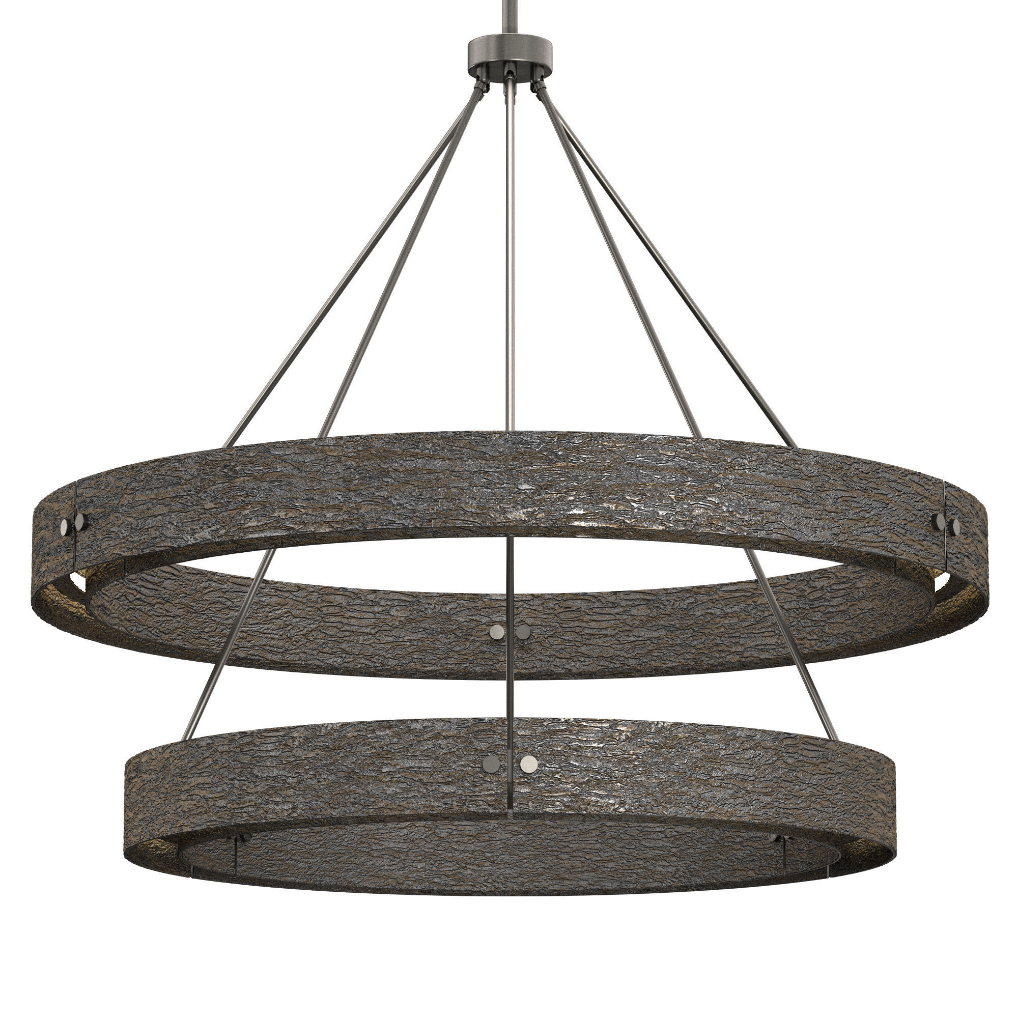 VOUVRAY TWO-TIER ROUND CHANDELIER 60 3D model_4