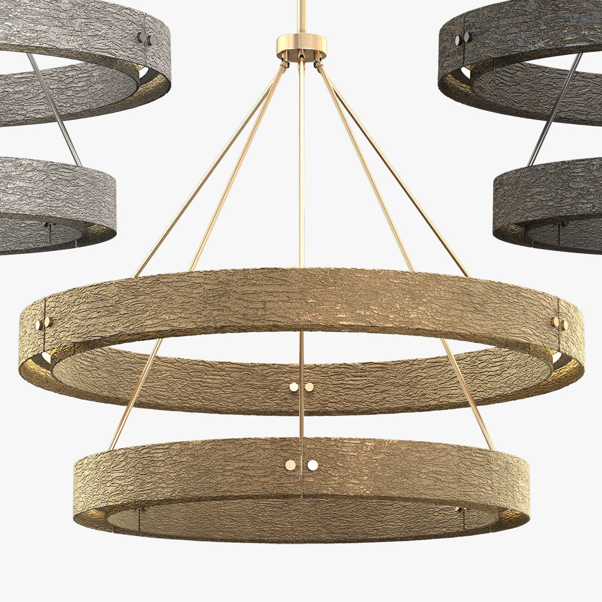 VOUVRAY TWO-TIER ROUND CHANDELIER 60 3D model_8