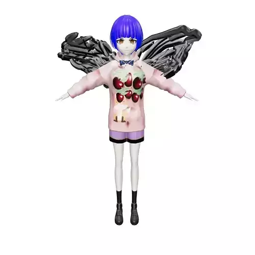 mmd model angel