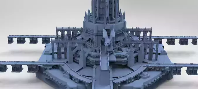 Medieval Lion Tower Fort 4