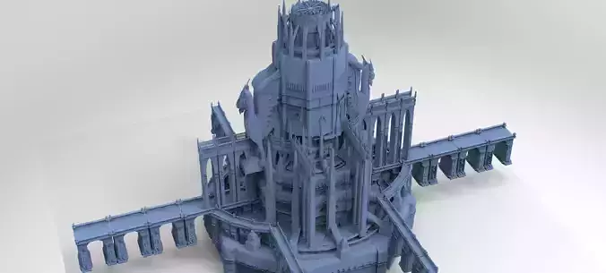 Medieval Lion Tower Fort 6