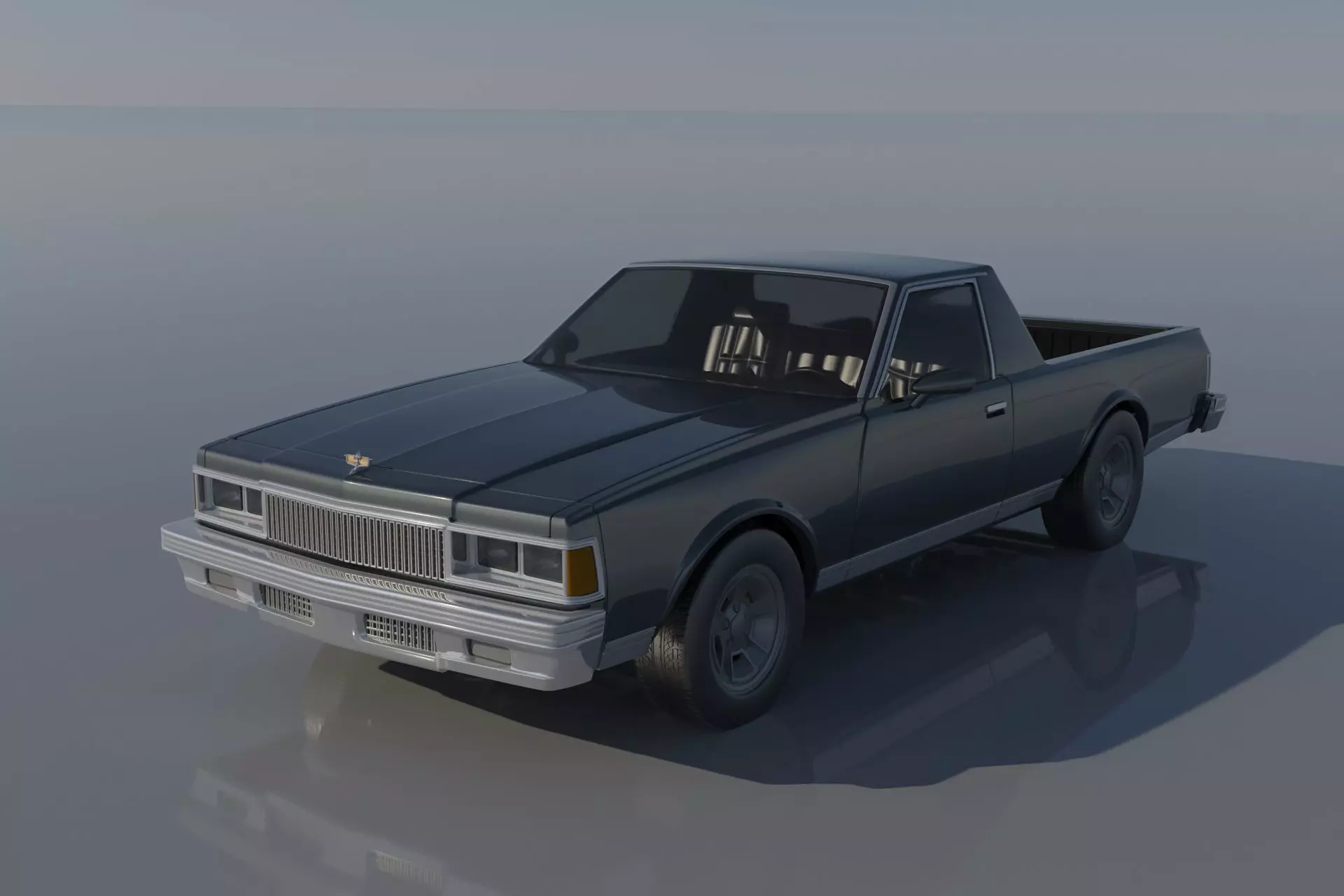 Chevrolet Caprice Pickup 1977  3D print model_0