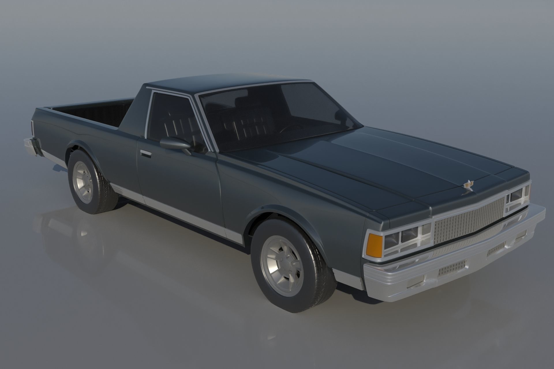 Chevrolet Caprice Pickup 1977  3D print model_5